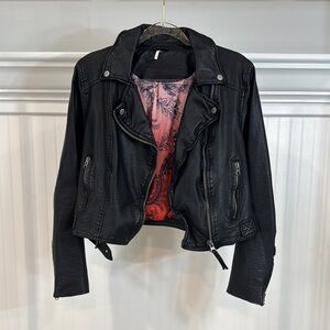 Women's Black Leather Jacket